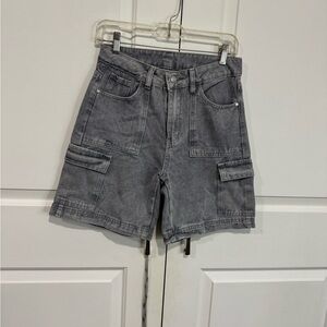 SHEIN Gray Jean Shorts for Women
